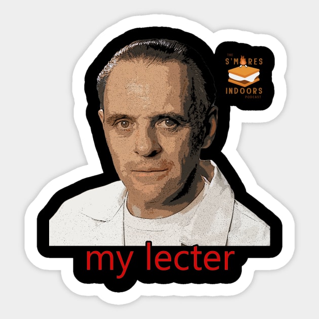 My Lecter - Hopkins Sticker by Smores Indoors